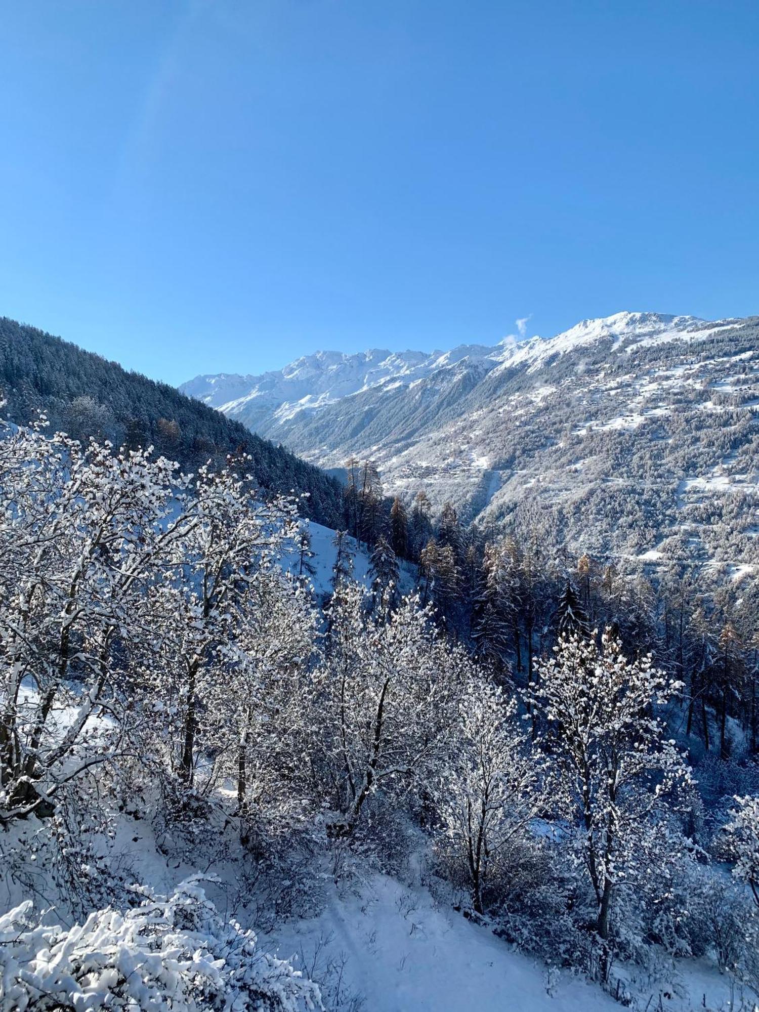 La Chaumiere D'Herens Vernamiège Exterior foto