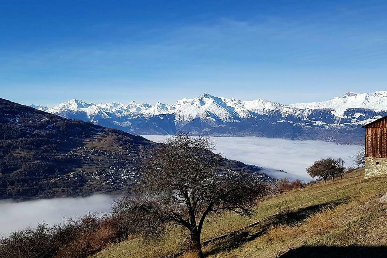 La Chaumiere D'Herens Vernamiège Exterior foto
